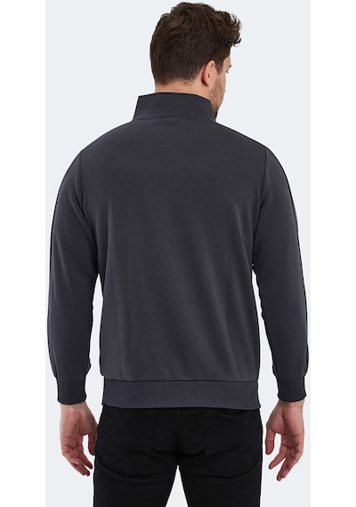 Slazenger SAMMY Erkek Sweatshirt Koyu Gri
