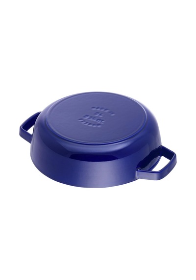 Staub Braisers Chistera Yağmur Efektli Kapaklı Döküm Tencere, Mavi Diğer