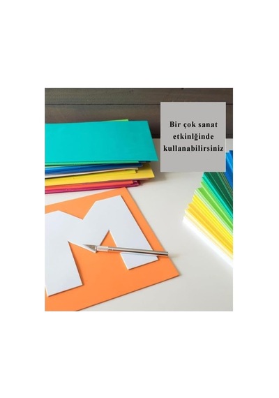 Artlantis Kırmızı Eva 50x70 Cm 3 Adet Eva Süngeri Okul Kreş Anasınıfı Elişi Etkinlikleri