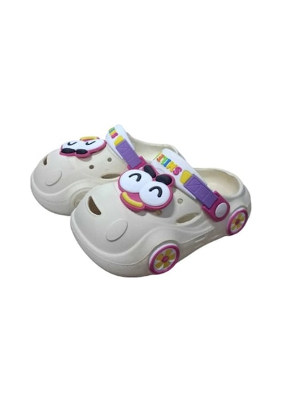Calx Unisex Araba Figürlü Kaydırmaz Taban Terlik Sandalet Bnt8150 Pembe