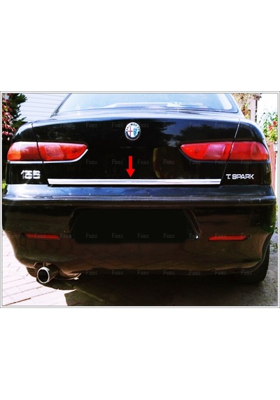 Alfa Romeo 156 Formlu Krom Bagaj Alt Çıtası N11.1562