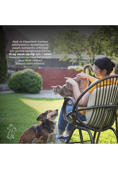 Joints&mobility, Glukozamin, Kondritin, Kolajen, Kedi Ve Köpek, 60 Tablet