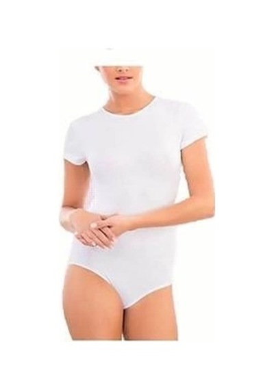 Angbutik Imer 9257 Kadın Kısa Kol Çıtçıtlı Atlet beyaz