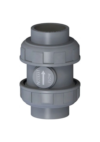 Nozbart Pvc Yaylı Çekvalf Ø 63 Mm