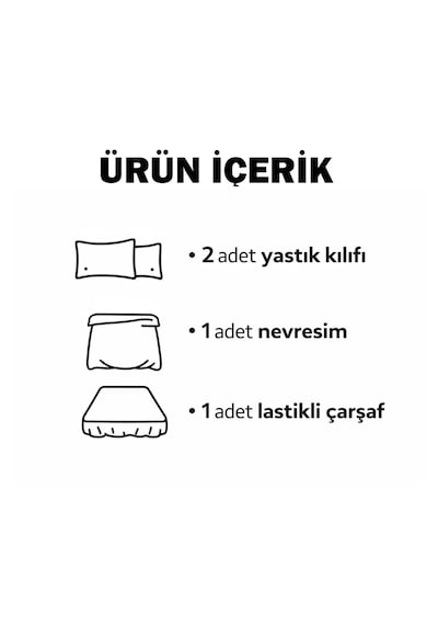 Tek Kişilik Nevresim Takımı 160x220cm 2 Yastık Kılıfı Lastikli Çarşaflı 100x200+30 Yıldız Desenli Bej