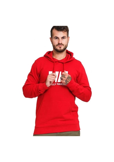 Helly Hansen Hh Hh Logo Hoodıe Kırmızı Erkek Sweatshirt 33977-163 Kırmızı