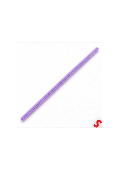 Şönil Çubuk 8 Mm Kalınlık 30 Cm Uzunluk, 100 Adet - Lila