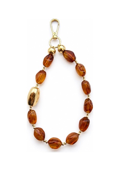 Les Petites Amber Charm Gold Detaylı Çanta & Telefon Askısı