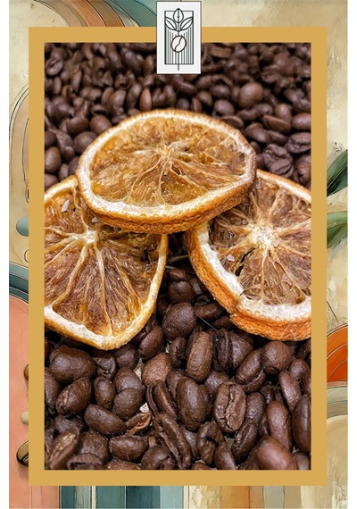 Orange Bean Coffee 200g, Portakal Aromalı Çekirdek Kahve Çekirdek Kahve