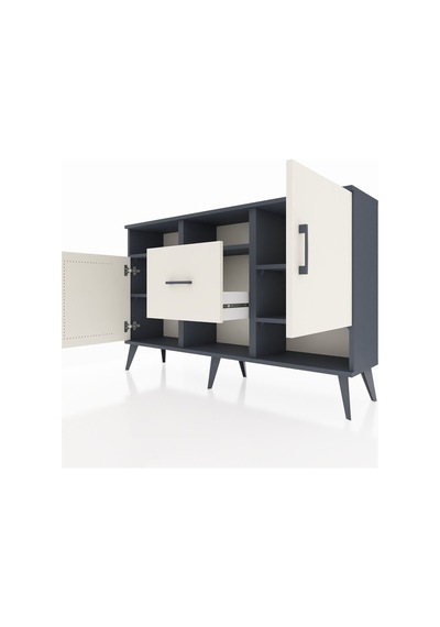 Arges Konsol 5 Raflı Tek Çekmeceli 2 Kapaklı 132x30x83 Antrasit-aytaşı/aytaşı Aytaşı/aytaşı Arges Konsol 5 Raflı Tek Çekmeceli 2 Kapaklı 132x30x83 Antrasit-aytaşı/aytaşı Aytaşı/aytaşı
