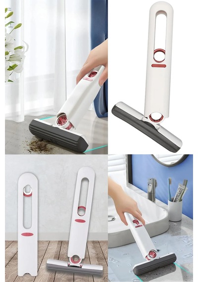 Taşınabilir Mini Mop Kendinden Sıkmalı Mini Temizlik Büyüsü Islak Ve Kuru Kullanım Temizlik Mini Mop Diğer