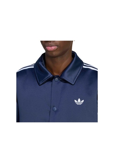 Adidas Erkek Ceket 3 Strıpes Satın Padded Jacket Ke4173 Mavi