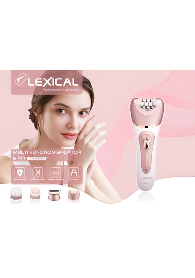 Lep-5550 Islak & Kuru Epilasyon Cihazı 5 Fonksiyonlu