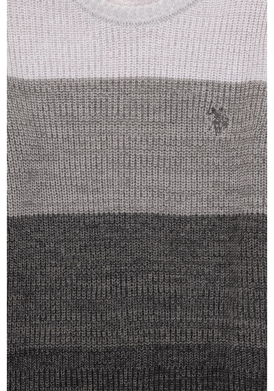 U.S. Polo Assn. Erkek Çocuk Antrasit Melanj Kazak 50295576-VR081