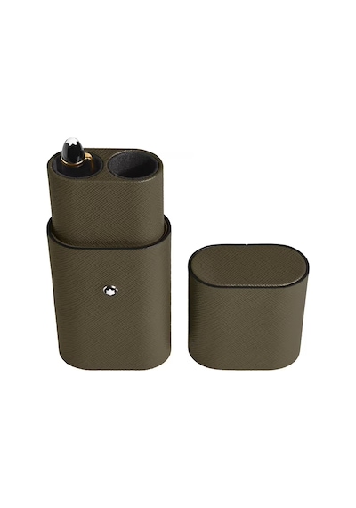 Montblanc Sartorial Deri 2li Kalemlik 222342 Haki