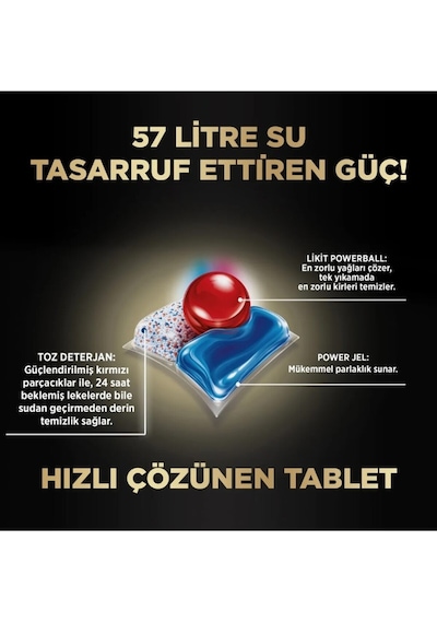 Finish Quantum Ultimate Bulaşık Makinesi Deterjanı 65 Tablet