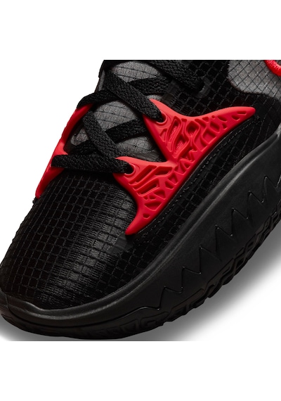 Nike Kyrie Low 4 Basketbol Ayakkabısı Gri - Kırmızı
