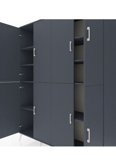 Hyperion Gardrop 8 Raflı 8 Kapaklı 176x44x221 Antrasit-antrasit Antrasit Hyperion Gardrop 8 Raflı 8 Kapaklı 176x44x221 Antrasit-antrasit Antrasit