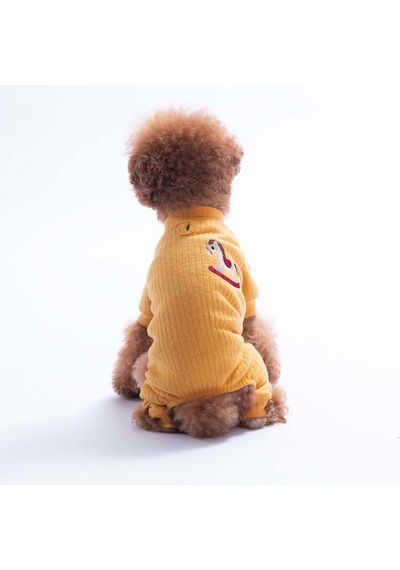 Sarı Honey Pony Köpek Tulumu Köpek Kıyafeti Kedi Kıyafeti