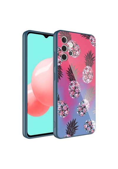 Galaxy Uyumlu A32 4g Kılıf Kamera Korumalı Desenli Sert Silikon Tchs Epoksi Kapak - No3 NO3