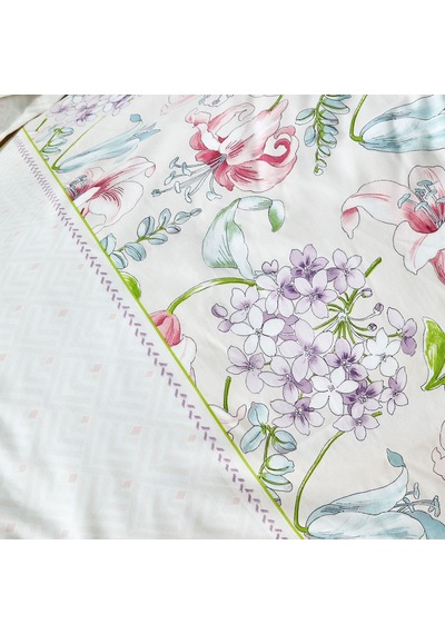 Karaca Home Melosa Pembe %100 Pamuk Çift Kişilik Nevresim Takımı Pembe