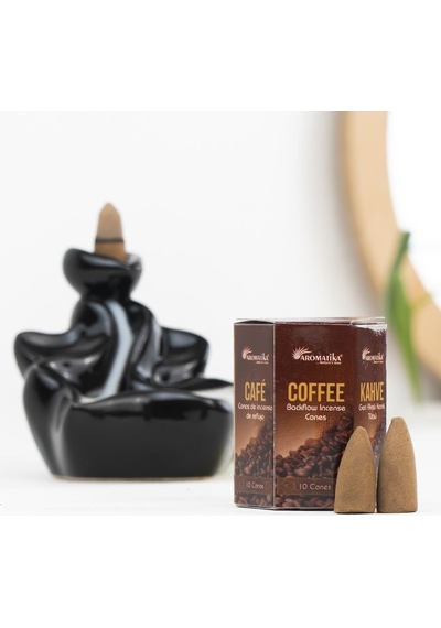 Aromatika Kahve Aromalı Geri Akışlı Şelale Tütsü