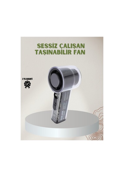 100 Kademeli Ayarlanabilir Mini Fan Dijital Ekranlı Serinici