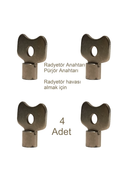 Panel Radyetör, Havlupan, Petek, Pürjör, Hava Alma Anahtarı 4 Adet Diğer