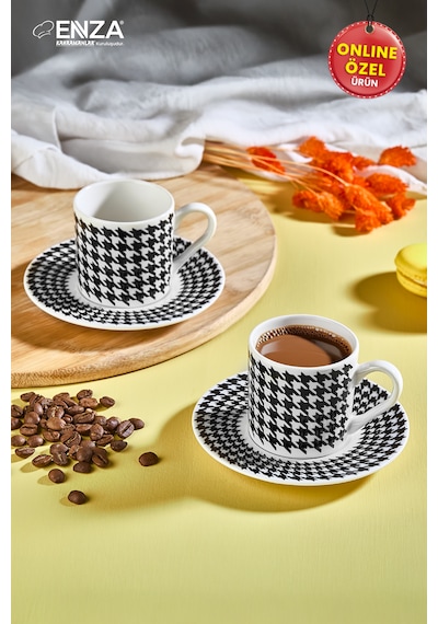 Kahramanlar Valenta 2'li Porselen Fincan Takımı