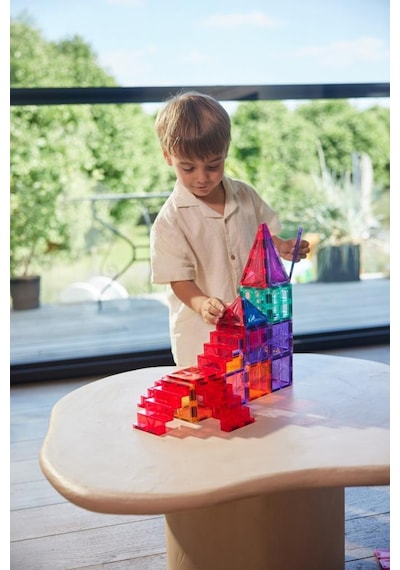 Cleverclixx Stairs Set Manyetik Bloklar, Intense 34 Parça