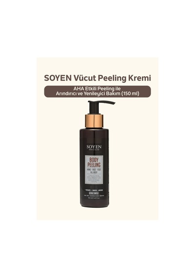 Vücut Peeling Kremi Aha Etkili Peeling İle Arındırıcı Ve Yenileyici Bakım 150 Ml