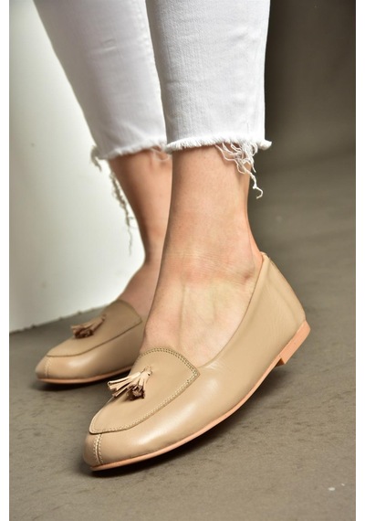 Fox Shoes R667001203 Ten Hakiki Deri Babet Ten