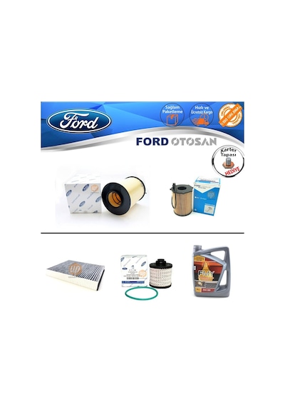 Ford Focus 3 1.5 Tdci Dizel Filtre Bakım Seti 2015-2018 (373250142)