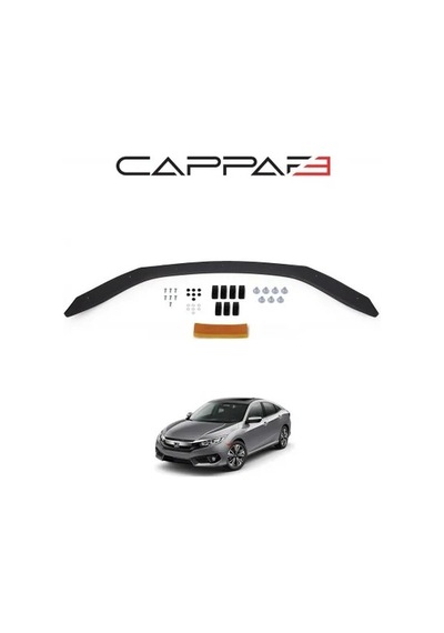 Honda Civic 2016- Yılı Ve Sonrası Uyumlu Kaput Rüzgarlığı 3mm