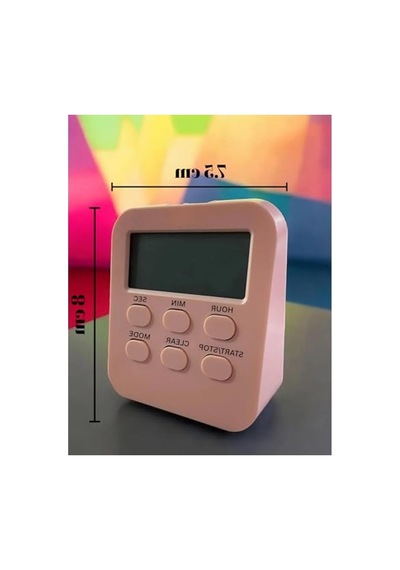 Pembe Öğrenci Ders Çalışma Saati, Kronometreli Zamanlayıcı