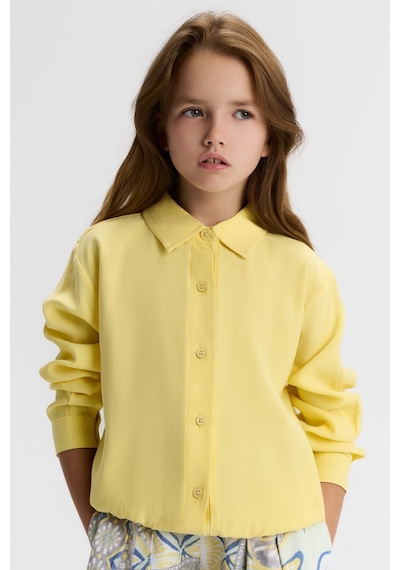 Xo Kids Kız Çocuk Gömlek 8-14 Yaş 31314 Sarı