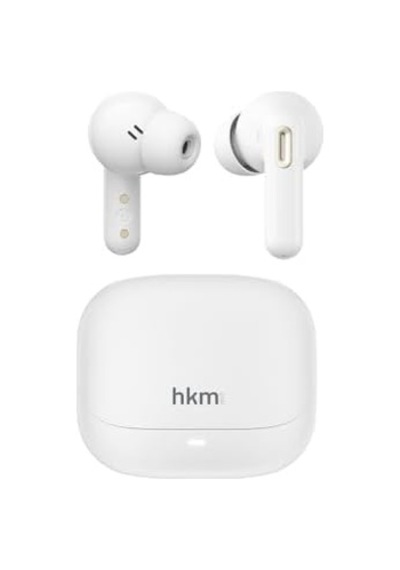 Opus Pro Bluetooth Kablosuz Kulakiçi Tws Kulaklık, Anc Aktif Gürültü Engelleme Ve Enc Sistemi, Beyaz