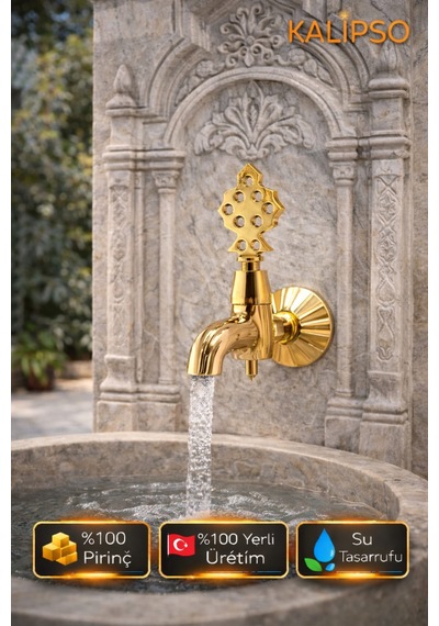 Kalipso Osmanlı Hamam Musluğu Altın