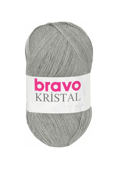Kristal 5 Adet 100 Gram 5 Yumak Renk Kodu : 915 Açık Gri %100 Akrilik