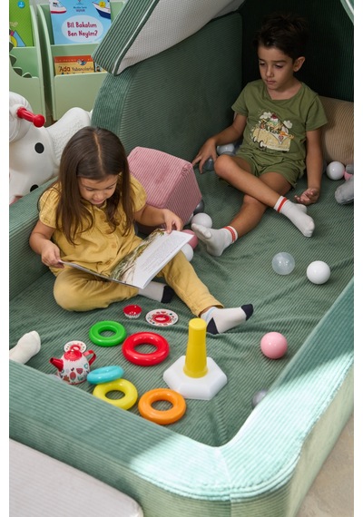 Funbed Yeni Nesil Montessori Çocuk Yatağı & Oyun Alanı Yıkanabilir Sıvı Geçirmez Yeşil - 836527200 Funbed Yeni Nesil Montessori Çocuk Yatağı & Oyun Alanı Yıkanabilir Sıvı Geçirmez Yeşil - 836527200