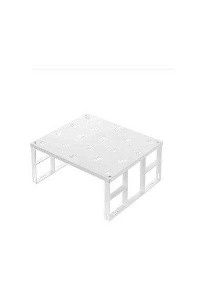 Organizer Dolap Içi Raf Düzenleyici Metal Beyaz 2 Adet Beyaz