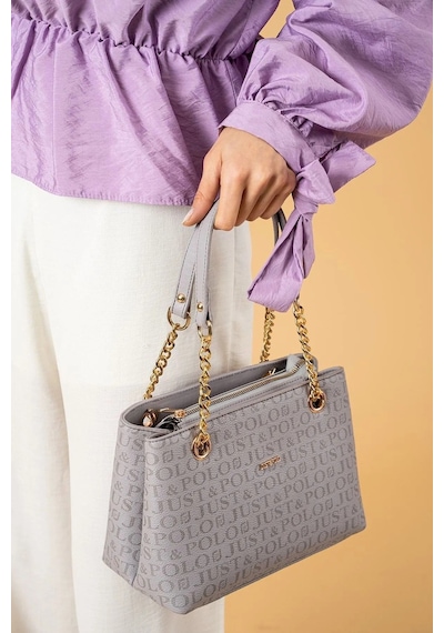 Just Polo Kadın El Ve Omuz Çantası 2181mh Gri 48629383