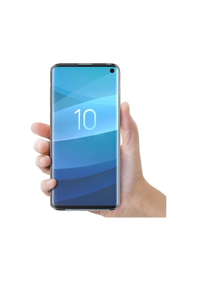 Teknomoda Samsung Uyumlu Galaxy S10 360 Derece Kilif Seffaf Silikon Ön Arka 397704629
