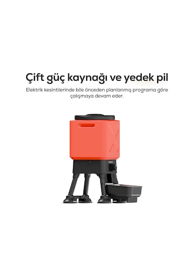 Xenon Smart Köpek Mama Kabı Akıllı, Uygulama Kontrol, 14l, Yükseltilmiş Ortopedik Tasarım, Çelik Kase X8631