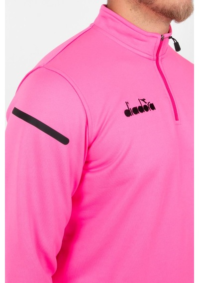 Diadora Alto 25 Antrenman Eşofmanı Tek Üst Pembe