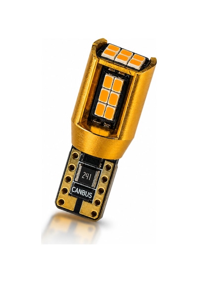 Wy5w T10 Amber Turuncu Led Sinyal Ve Park Ampulü Canbus Hatasız Ultra Parlak 1 Adet