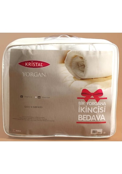 1 Alana 1 Bedava Taç By Kristal Tek Kişilik Yorgan Çift Kişilik Y