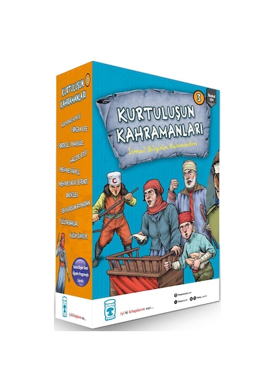 Kurtuluşun Kahramanları 3 Set 10 Kitap-İsmail Bilgin - Timaş Çocuk