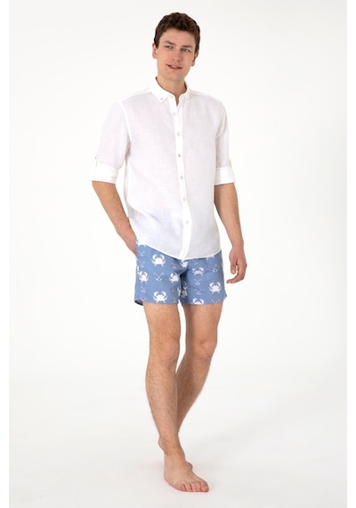 U.s. Polo Assn. Erkek Mavi Deniz Şortu 50299766-vr036 Mavi