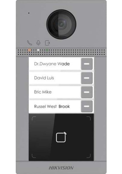 Ds-kv8413-wme1 C Intercom Sistemi Dış Ünite Villa Tipi Fiziki Buton-128603